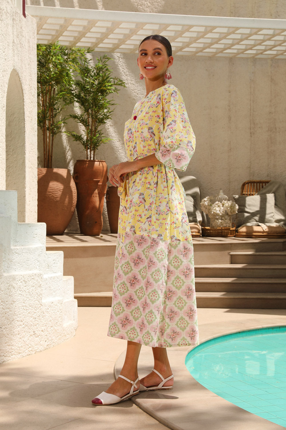 Celeste- Dress with Belt (Size L/XL)