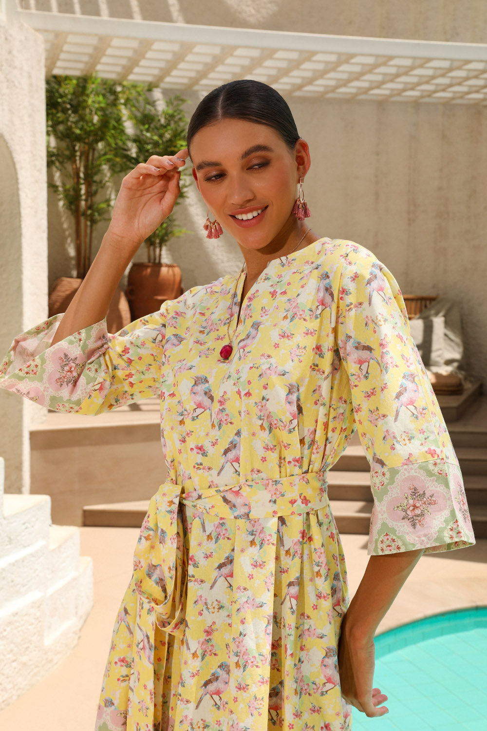 Celeste- Dress with Belt (Size L/XL)
