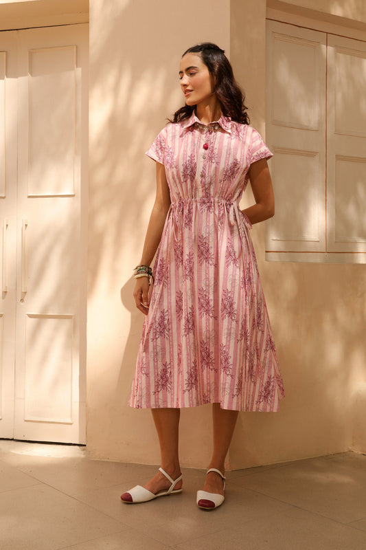 Valentina- Shirt Dress (Size L/XL)