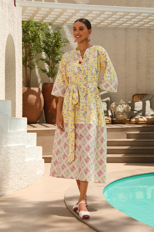 Celeste- Dress with Belt (Size L/XL)