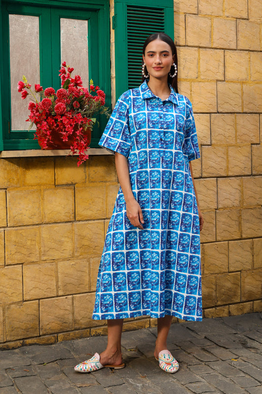 Magnolia - Oversized Shirt Dress (M/L, L/XL)